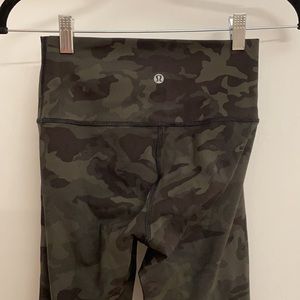 LULU LEMON camo leggings